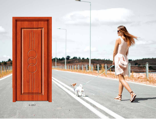 鑫順來(lái)X-2057雕花簡(jiǎn)約平開(kāi)隔音修色實(shí)木復(fù)合烤漆門(mén)