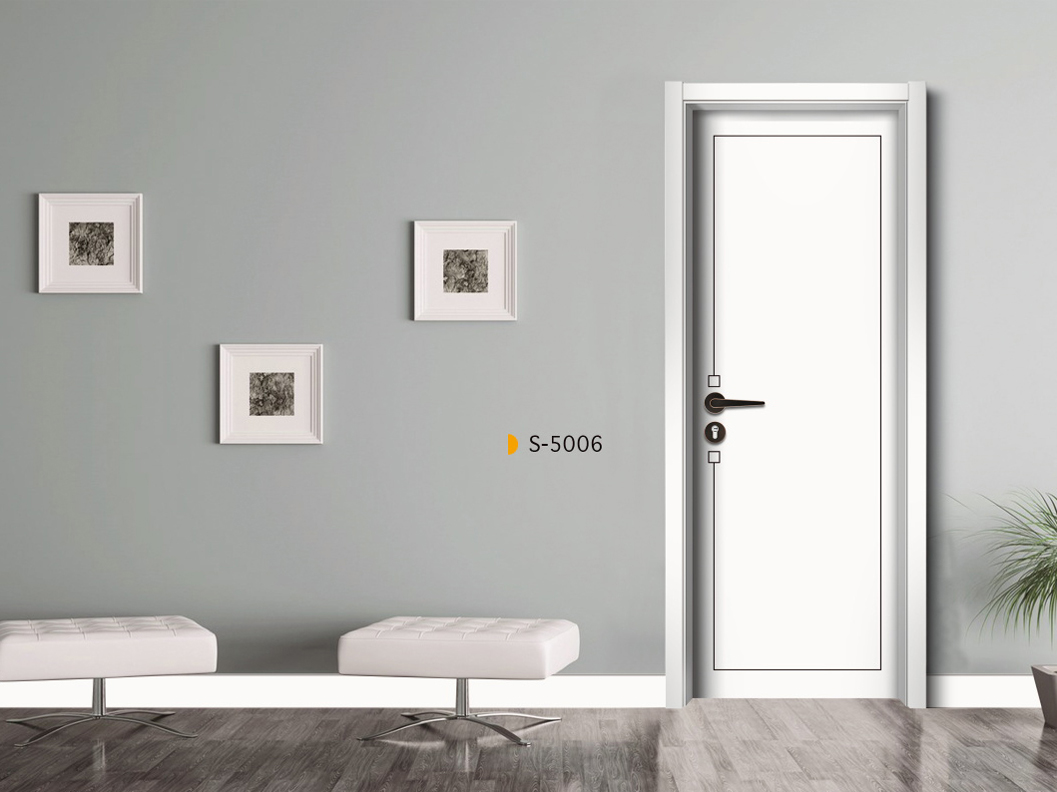 廠家直銷愉心S-3006描色實(shí)木烤漆門