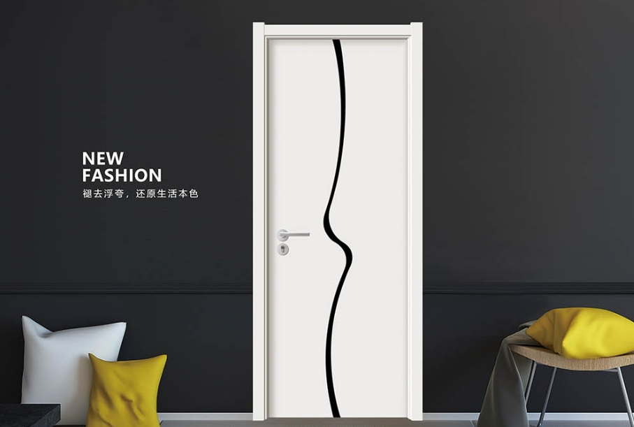 熱賣愉心X-4068雕花叉色實(shí)木烤漆門