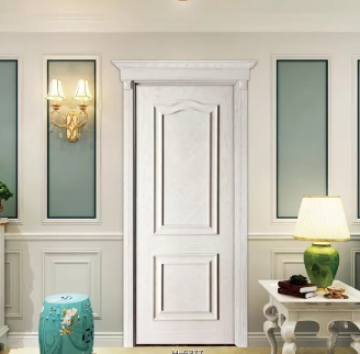 熱銷愉心X-4083復(fù)古雙扣實木烤漆門