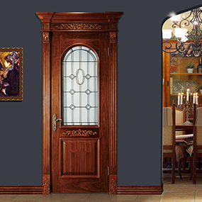 廠價(jià)直銷鑫順來X-6028平開實(shí)木烤漆門