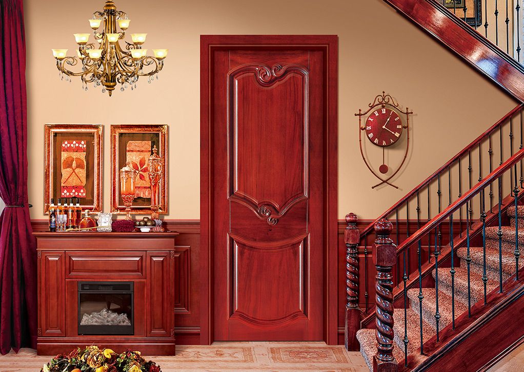 廠價(jià)直銷鑫順來X-7008平開外扣實(shí)木烤漆門