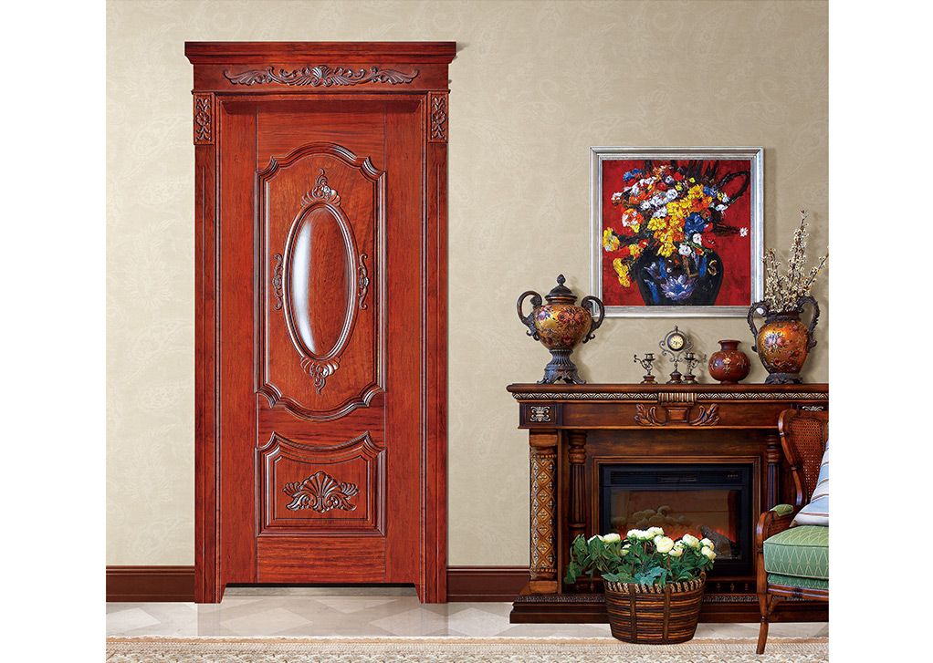 廠價(jià)直銷鑫順來X-7009平開外扣實(shí)木烤漆門