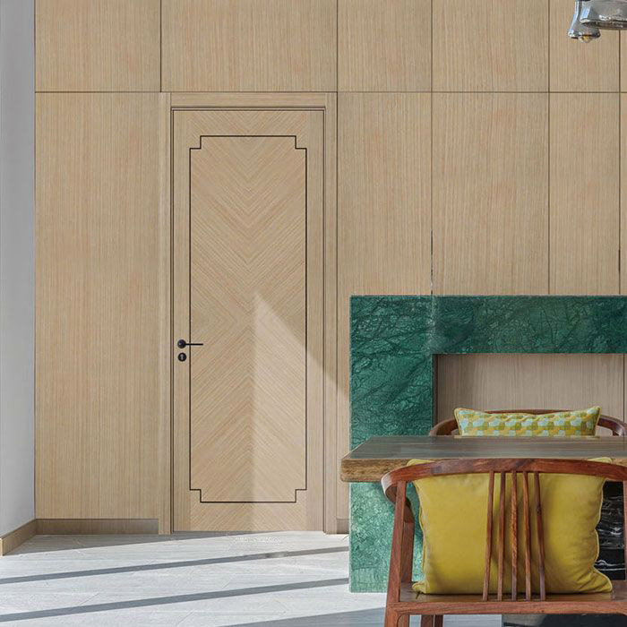 廠價直銷鑫順來X-7025平開實木烤漆門