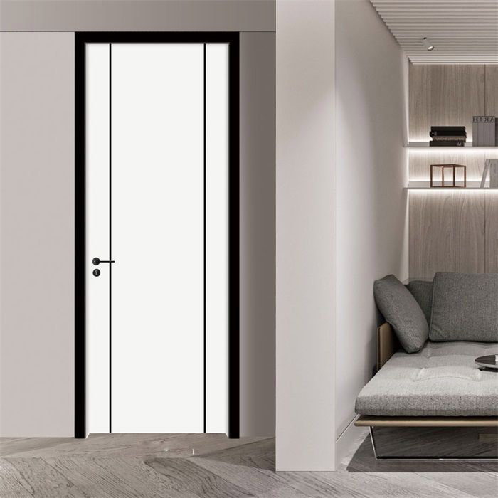 廠價直銷鑫順來X-7050平開實木烤漆門