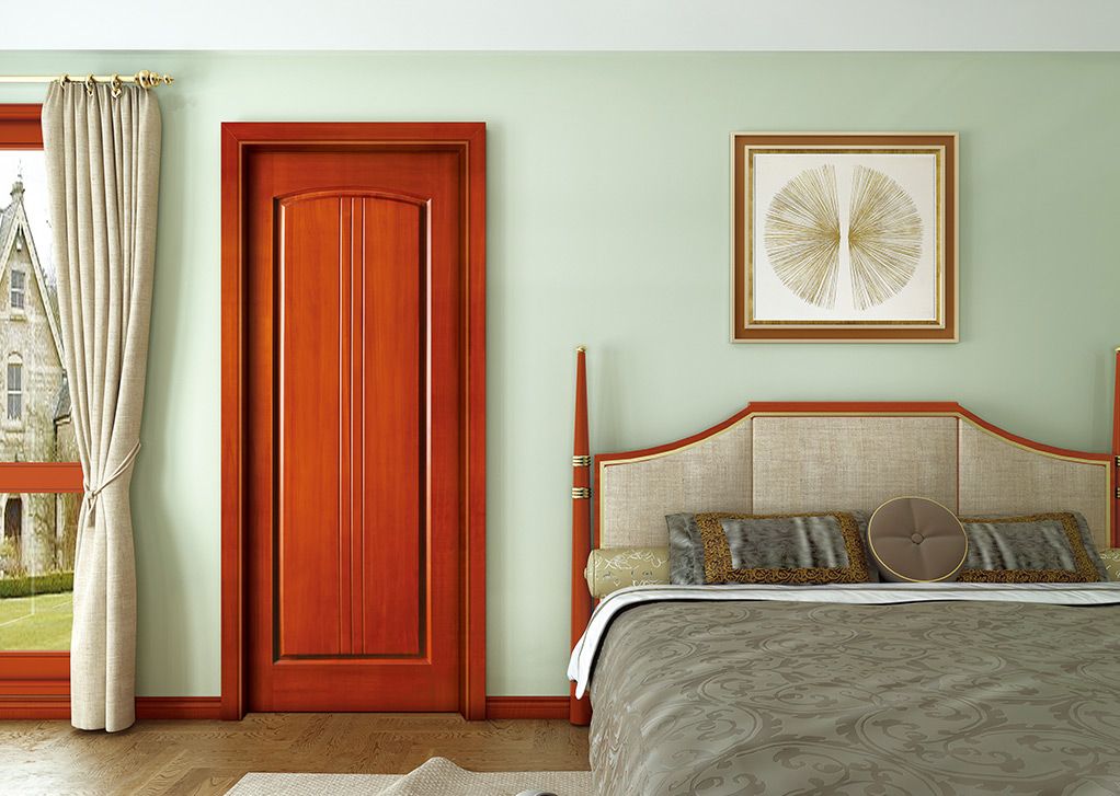 廠價直銷鑫順來X-7043平開實木烤漆門