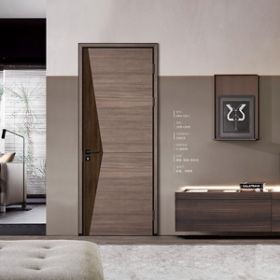 新品上市鑫順來X-8027平開環(huán)保無漆鋁木門