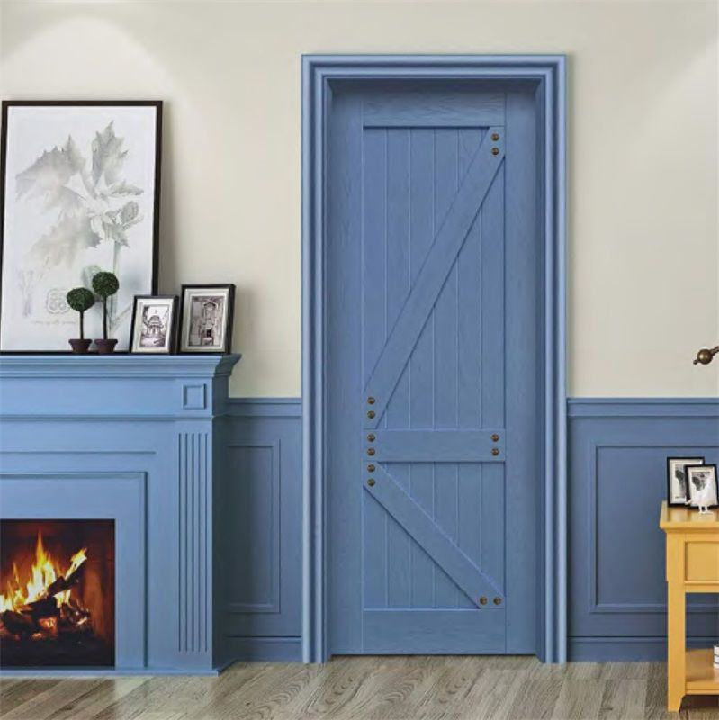 廠價直銷鑫順來X-8108平開谷窗實木烤漆門