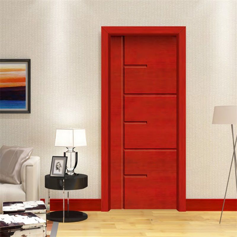 廠價直銷鑫順來X-8110平開橫貼實木烤漆門