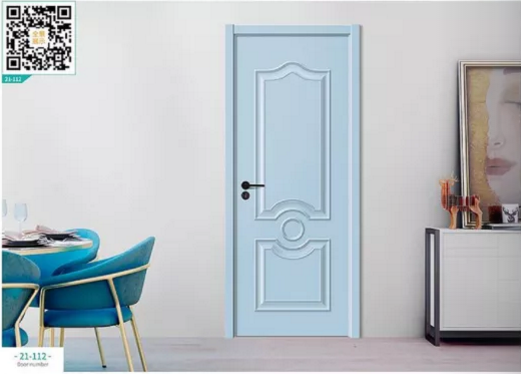廠價新款鑫順來21-112掃碼豪華扣線地中海木門，掃二維碼看裝修風格
